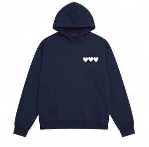 Sudadera con Capucha Unisex de Algodón 100% Personalizada con Patrón Frontal, Cuello Redondo, Casual de Invierno, Bordada y Antiencogimiento al por Mayor - Product Image 6