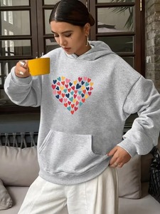 High Quality Custom Logo Winter Women's ODM Printed Front Pullover <b>Sweatshirts</b> - Product Image 4