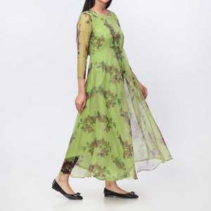 1 vestido de cóctel de organza estampado PS3840 camisa - Product Image 2