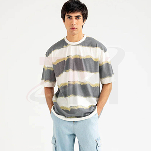 Camiseta Oversize Tie Dye para Hombre, Personalizada, de Algodón, Estilo Urbano, a la Moda, Informal - Product Image 4