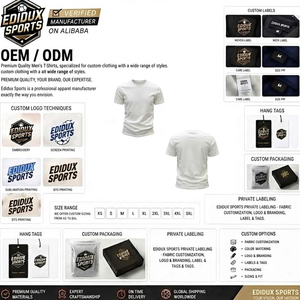 Camisetas de algodón teñidas en color liso y de secado rápido para hombre, transpirables, 100% algodón, tejidas, personalizadas. - Product Image 4