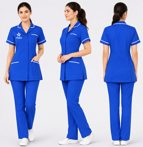 Uniforme de Túnica para el Cuidado de la Salud Femenina, Exclusivo 2026, Estilo Europeo Americano, Uniforme para Cuidadoras, Uniforme Hospitalario, Ropa de Trabajo para Hoteles y Servicios de Sanitización - Product Image 2