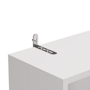 Vetrina bianca Triamine 60*23,5*180 cm, 3 cassetti con 3 ripiani e 2 prese USB, librerie standard USA - Product Image 5