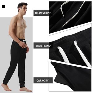 Pantalons pour hommes de qualité supérieure, confortables, respirants, avec logo brodé personnalisé, pantalons pour hommes, nouvelle mode streetwear, pantalons à motif uni - Product Image 4