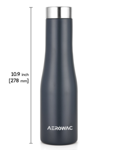 Advanced stainless <b>water</b> bottle reusable insulated drink <b>container</b> with flip sip cover ergonomic carry loop for active outdoor - Product Image 4