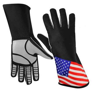 Guantes de Carreras Unisex Profesionales de Buena Calidad, Material Nomex, Pantalla Táctil, Dedos Completos, Personalizados, Deportes al Aire Libre, Pakistán - Product Image 5