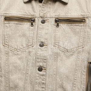 Washed Men Jean <b>Jackets</b> Casual <b>Slim</b> <b>Fit</b> Men Jean <b>Jackets</b> OEM Bulk Supply Winter <b>Jacket</b> Men Jeans <b>Jacket</b> - Product Image 4