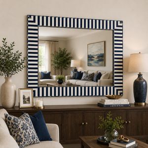Handcrafted Inlay Wall <b>Mirror</b> Decorative <b>Wooden</b> <b>Frame</b> <b>Mirror</b> Wholesale Home Decor - Product Image 4