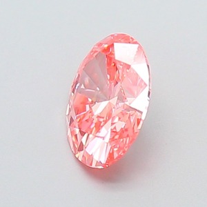 Diamant rose ovale fantaisie de 1,14 carat, cultivé en laboratoire, CVD, clarté VVS2, excellente taille, diamant rose éthique non monté - Product Image 2