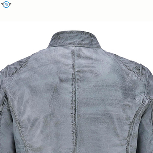 Veste en toile authentique unisexe, style tendance 2022, logo personnalisé avec qualité supérieure, col montant, logo sur le devant - Product Image 2