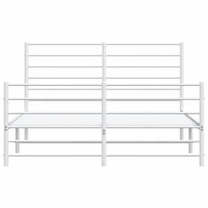 โครงเตียงเหล็กเคลือบผงสีขาวขนาดคิงไซส์ ประเภทสินค้าเตียงโลหะ - Product Image 6