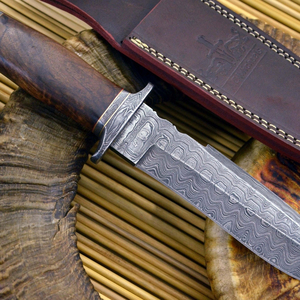 Couteau de chasse haut de gamme, lame en acier inoxydable, manche ergonomique, équipement de camping en plein air, outil de survie tactique robuste, outil utilitaire - Product Image 5