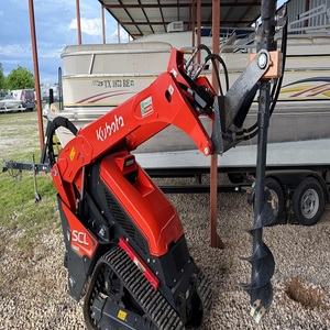 Mini-chargeuse compacte professionnelle d'origine Kubota, moteur diesel 75 kW, sur chenilles, avec godet, pour les opérations agricoles - Product Image 1