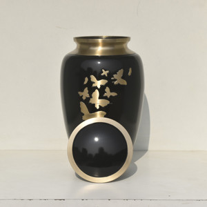 Urnes funéraires en aluminium personnalisées en gros pour cendres humaines adultes, grande capacité (200-220 pouces cubes), gravées, souvenir - Product Image 4