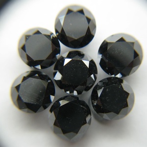 Anillo de oro blanco de 14 y 18 quilates con diamantes naturales negros y blancos para compromiso - Product Image 3