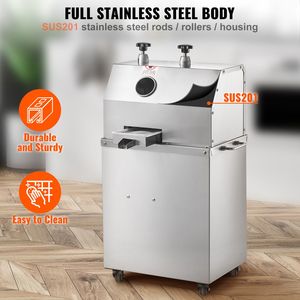 Spremiagrumi Elettrico Commerciale per Canna da Zucchero 110V 750W, Produzione 661 LBS/H, 3 Rulli in Acciaio Inox, Alta Efficienza - Product Image 4