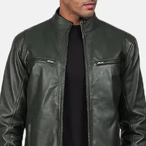 Wholesale Genuine <b>Sheepskin</b> Premium Leather <b>Jackets</b> Stylish Design Windproof & Breathable Winter for Motorcycling Men - Product Image 5