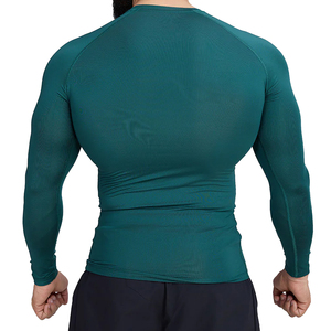 Autumn Workout Training Running Quick Dry Compression Gym Mens Fitness T-shirts Sports Long Sleeve Compression Shirts - Product Image 6