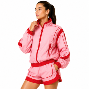 Chándal Deportivo de Nailon con Capucha para Mujer, Estampado, de Secado Rápido, Ligero, Transpirable, Antibacteriano, Ropa Deportiva Urbana, OEM, ODM, Venta al Por Mayor - Product Image 6