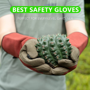 Custom <b>Long</b> Cuff Gardening <b>Gloves</b> Thorn Proof Rose Pruning <b>Gloves</b> Cactus Protection Durable Outdoor Work Safety <b>Gloves</b> - Product Image 3