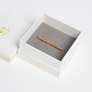 Pince à cravate pour homme en quartz rutile doré plaqué or 18 carats - Pierre précieuse Feng Shui « Aimant de la Richesse » |   KCVDAVA004 |   Tinh Vu Vietnam - Product Image 5