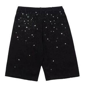 Pantalones Cortos de Mezclilla Premium para Hombre, Diseño Nuevo para Deportes, Tallas para Adultos, Venta al Por Mayor, Logotipo Personalizado, Color Personalizado, Estilo con Pedrería - Product Image 6