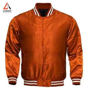 Veste en satin avec logo personnalisé pour homme, tissu lisse, vêtement d'extérieur tendance pour usage promotionnel, veste d'hiver - Product Image 1