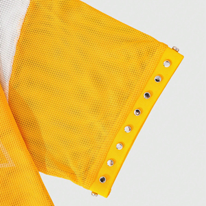 T-shirts en maille personnalisés pour hommes, maille respirante Birdseye en polyester, surdimensionnés, streetwear hip-hop, vêtements de sport en gros - Product Image 4