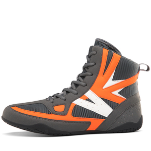 Botas de Boxeo Ligeras de Primera Calidad al por Mayor con Cordones, Transpirables de Poliéster, Botas de Combate OEM Personalizadas, Botas de Boxeo Flexibles de Alta Velocidad - Product Image 2