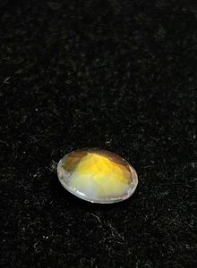 madagascar rainbow moonstone oval cut.faceted natural rainbow moonstone cut. - Product Image 4