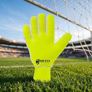 Goalkeeper <b>Gloves</b> <b>with</b> Breathable 4mm New Basic Latex Backhand Sillicon Inject Finger Negative Cut Latex Strap - Product Image 3