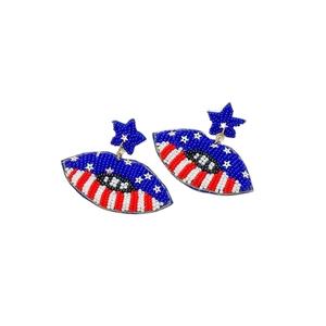 Nouveautés tendance, élégantes et magnifiques boucles d'oreilles faites à la main aux États-Unis, bijoux très demandés, multi-perles, boucles d'oreilles très esthétiques. - Product Image 1