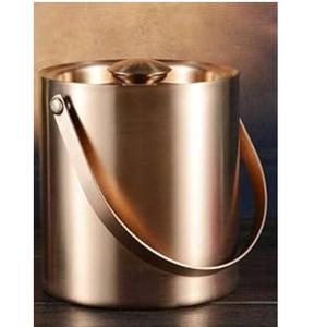 Cubo de Hielo Metálico Dorado para Champán, Cubo para Botellas de Cerveza, Ideal para Fiestas y Discotecas - Product Image 3