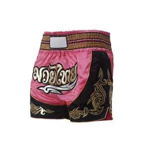 Pantalones Cortos de Muay Thai de Diseño Personalizado, Uniformes de Artes Marciales de Satén para Entrenamiento de Kickboxing, Fabricante OEM - Product Image 5