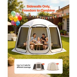 Telo Parasole Oxford 300D Argentato 12 x 11 piedi, Tenda Schermo 5.51 x 4.59 piedi, Protezione Solare per Ripari - Product Image 6