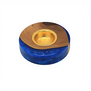 Quemador de Incienso de Resina de Madera Serenity, Quemador de Bakhoor Artesanal de Lujo para Sala de Oración, Calma y Decoración del Hogar para Ramadán - Product Image 1