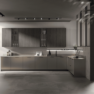 Meubles de cuisine modernes sur mesure JY Project 2026, armoires européennes RTA autoportantes, rangement fiable et économique en panneaux MDF - Product Image 3