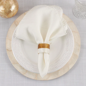 Trending Wood & Resin Napkin Ring Elegant Table Setting Accessories Wooden and Resin Napkin Ring - Product Image 5