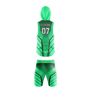 Conjunto de Uniforme de Fútbol 7 contra 7 Sublimado Personalizado, Jersey y Pantalones Cortos Transpirables de Secado Rápido para Entrenamiento y Competencia - Product Image 2