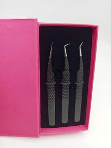 <b>Rainbow</b> Color Design Made Pointed Tip New Arrivals Best Selling Stainless Steel Made Eyelash Tweezer in Low MOQ - Product Image 3