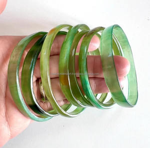 Brazalete de cuerno de búfalo de alta resistencia para accesorio de moda duradero brazalete de cuerno de buey con acento de detalle personalizado para joyería Unisex - Product Image 3