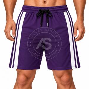 Shorts de sport athlétiques pour hommes de qualité supérieure, personnalisés, pour la salle de sport, la course à pied et l'entraînement - Product Image 5