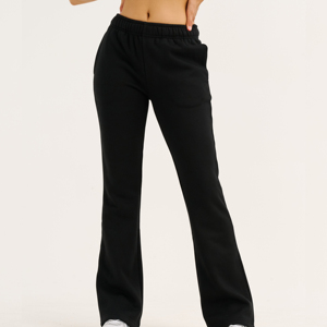 Pantalon cargo décontracté ample pour femme, personnalisable, de haute qualité, avec taille élastique, doublure polaire unie, en Spandex/Polyester, idéal pour l'hiver - Product Image 5