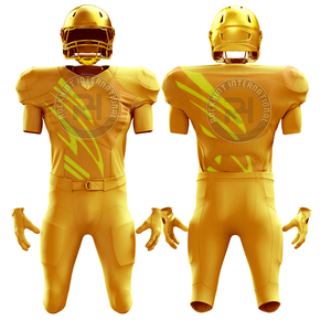 ชุดยูนิฟอร์มอเมริกันฟุตบอลสำหรับวันแข่งขัน ผลิตจากโพลีเอสเตอร์ ระบายอากาศได้ดี ทนทาน และสวมใส่สบายสำหรับนักกีฬา - Product Image 3