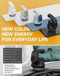 Professional Wireless <b>Head</b> <b>Massage</b> Device Multifunctional Full Body Stress Relief Therapy Tool Lightweight Ergonomic Design - Product Image 6