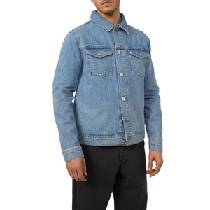 Fabricants de vêtements du Bangladesh Veste en jean à col classique et avec poches Vestes en tissu denim personnalisées pour hommes Fournisseur de vêtements - Product Image 1