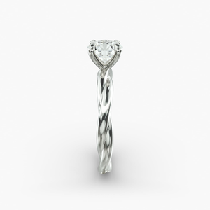 Luxury 925 Sterling <b>Silver</b> Round Brilliant Cut Moissanite <b>Solitaire</b> <b>Ring</b> Prong Setting Fine Jewelry Bridal Wedding <b>Ring</b> - Product Image 2