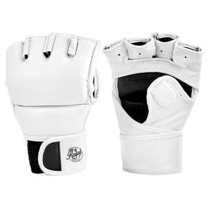 Gants professionnels de MMA, boxe et Muay Thai pour adultes et enfants, demi-doigts, en cuir PU épais, pour l'entraînement au sac de sable et au Sanda - Product Image 1
