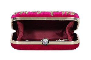 กระเป๋าคลัทช์ปักลายทำมือ ราคาไม่แพง กระเป๋าสะพายไหล่สไตล์ชาติพันธุ์สุดเก๋สำหรับผู้หญิง ใช้ในงานแต่งงานและงานปาร์ตี้ - Product Image 3