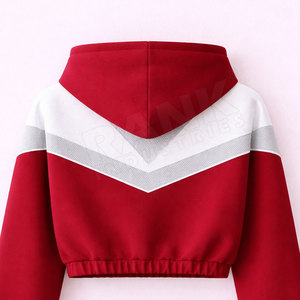 Sudaderas con Capucha para Mujer de Fábrica Profesional, Suaves al Tacto, Atuendo Elegante, Sudaderas Cortas con Capucha para Mujer de Marca Privada - Product Image 3